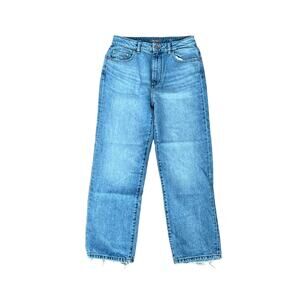 DL1961 Womens High Rise Vintage Straight Leg Denim Jeans 27 Blue Jerry Basic